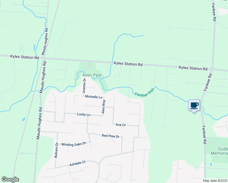 map of restaurants, bars, coffee shops, grocery stores, and more near 5536 Ava Court in Butler County