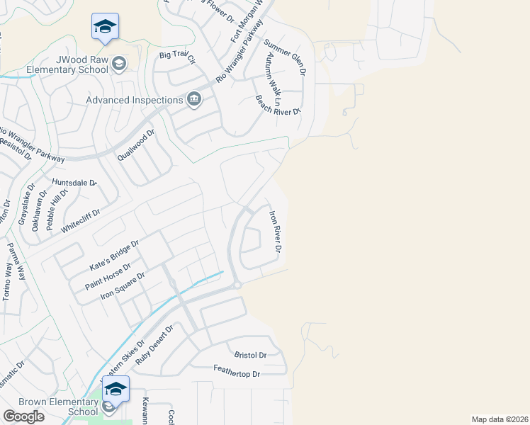 map of restaurants, bars, coffee shops, grocery stores, and more near 15012 Copper Sunrise Drive in Reno