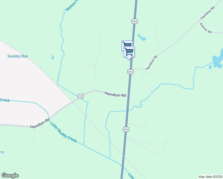 map of restaurants, bars, coffee shops, grocery stores, and more near 4116 Hamilton Road in Lebanon