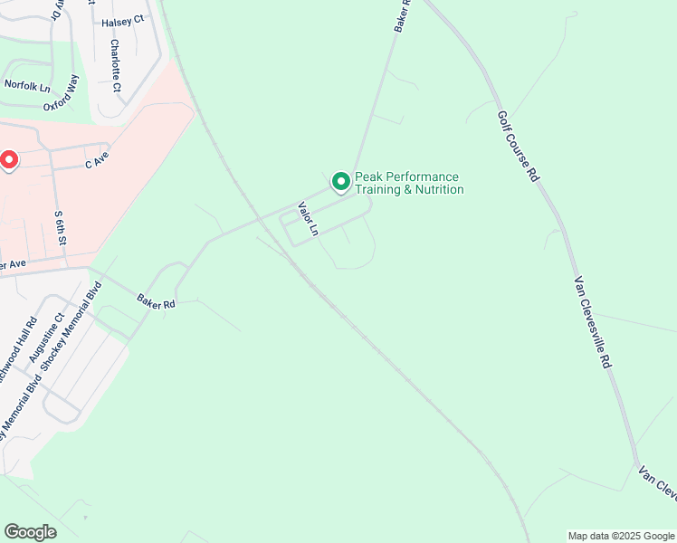 map of restaurants, bars, coffee shops, grocery stores, and more near Valor Ln in Berkeley County