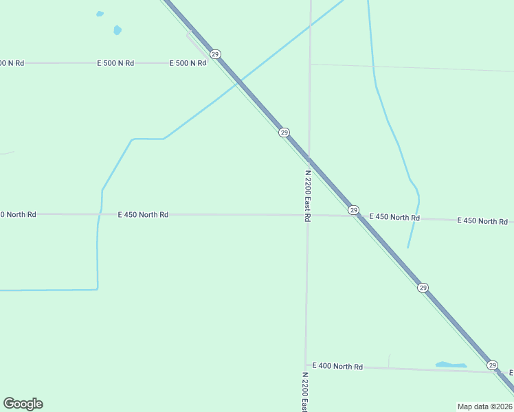 map of restaurants, bars, coffee shops, grocery stores, and more near 2185 East 450 North Road in Pana