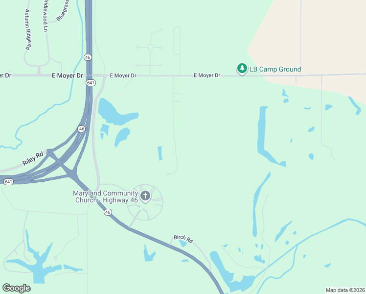 map of restaurants, bars, coffee shops, grocery stores, and more near 4332 South Willowbrook Court in Terre Haute