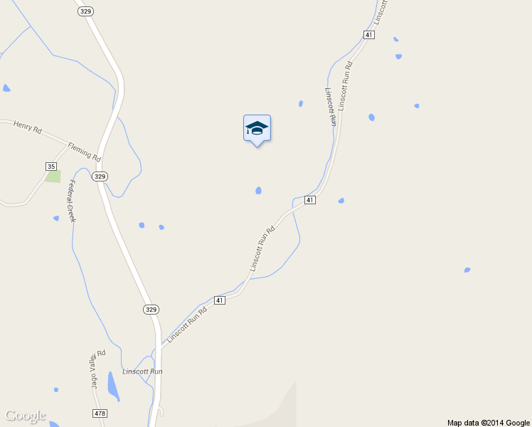 map of restaurants, bars, coffee shops, grocery stores, and more near 15215 Linscott Run Road in Amesville