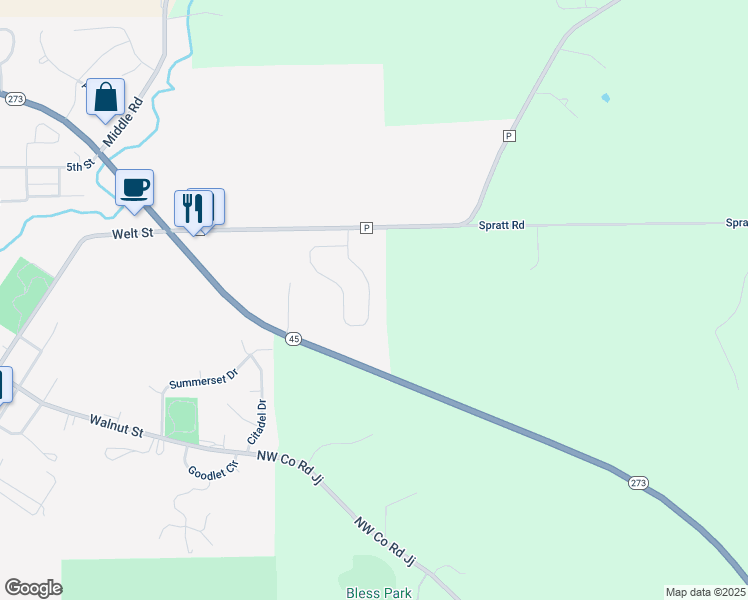 map of restaurants, bars, coffee shops, grocery stores, and more near 17937 Sunrise Drive in Weston