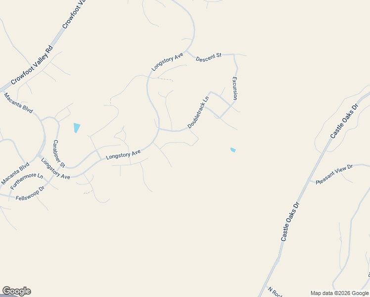 map of restaurants, bars, coffee shops, grocery stores, and more near 4688 North Crowfoot Valley Road in Castle Rock
