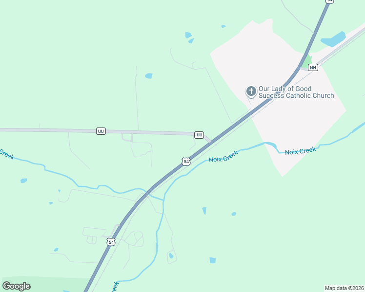 map of restaurants, bars, coffee shops, grocery stores, and more near 20151 State Highway UU in Louisiana
