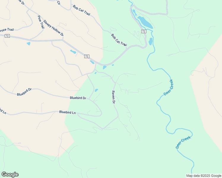 map of restaurants, bars, coffee shops, grocery stores, and more near 253 Raven Drive in Bailey