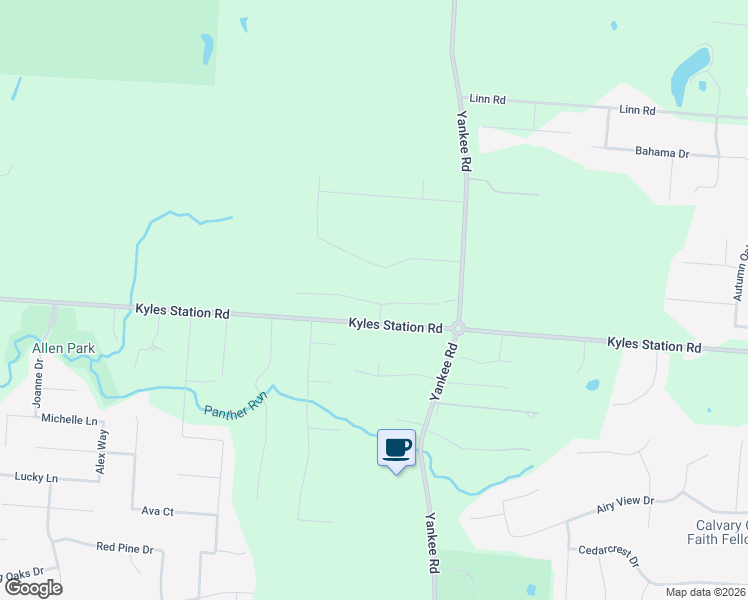 map of restaurants, bars, coffee shops, grocery stores, and more near 6885 Kyles Station Road in Butler County