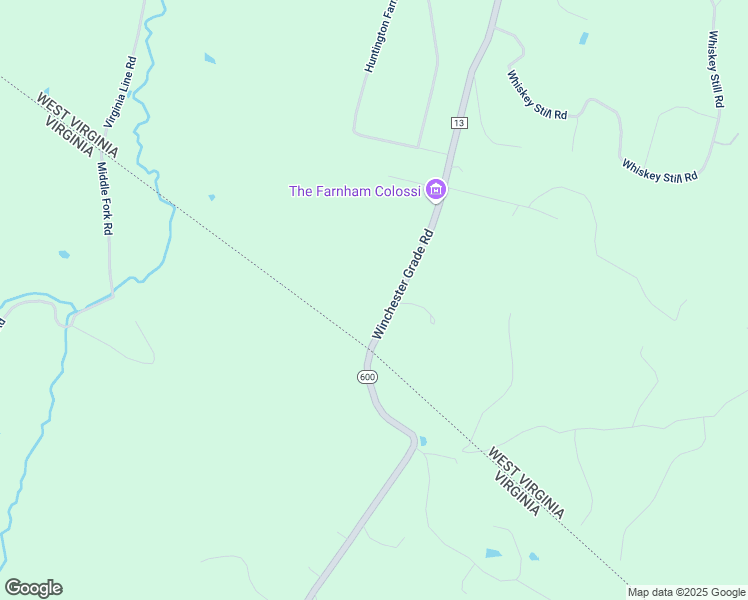 map of restaurants, bars, coffee shops, grocery stores, and more near 3157 Morgan Frederick in Cross Junction