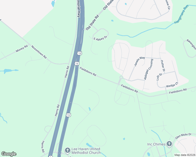 map of restaurants, bars, coffee shops, grocery stores, and more near 954 Fieldsboro Road in Townsend