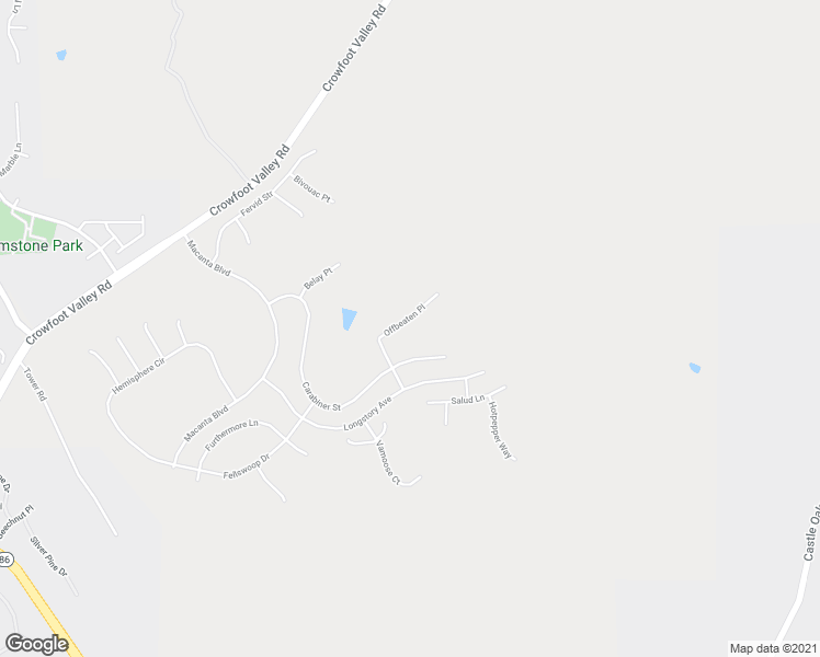 map of restaurants, bars, coffee shops, grocery stores, and more near 3294 Offbeaten Place in Castle Rock
