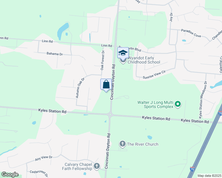 map of restaurants, bars, coffee shops, grocery stores, and more near 5323 Cincinnati Dayton Road in Butler County