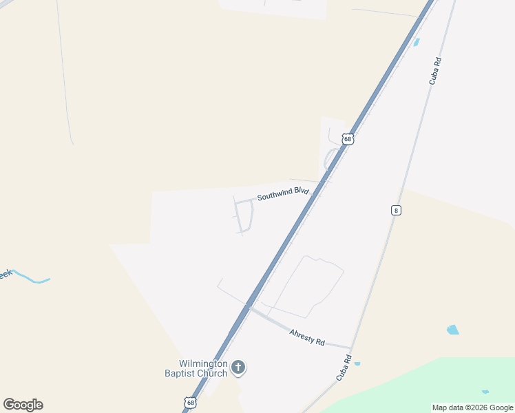 map of restaurants, bars, coffee shops, grocery stores, and more near 184 Southwind Boulevard in Wilmington