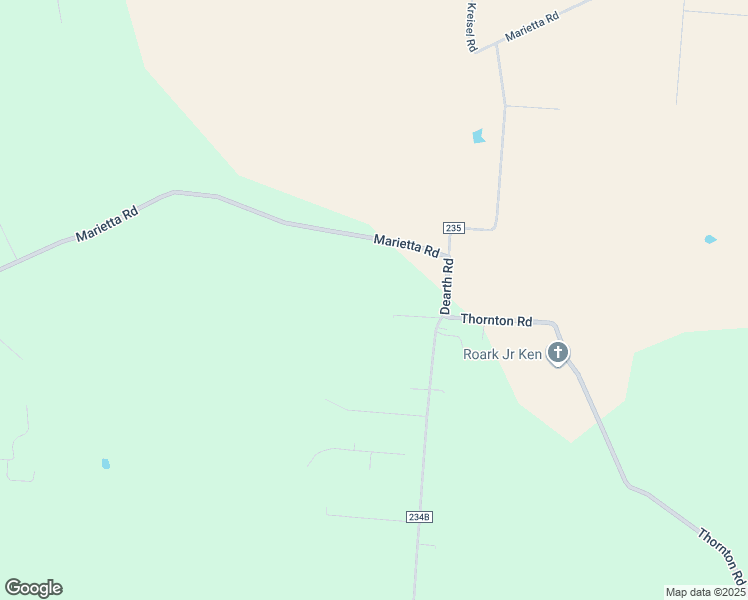 map of restaurants, bars, coffee shops, grocery stores, and more near 9952 Marietta Road in Kingston