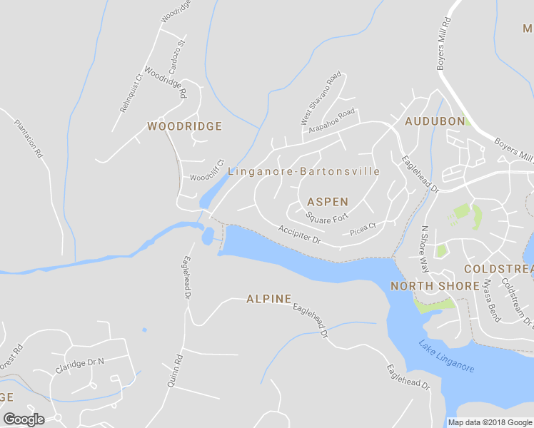 map of restaurants, bars, coffee shops, grocery stores, and more near 6726 Accipiter Drive in New Market