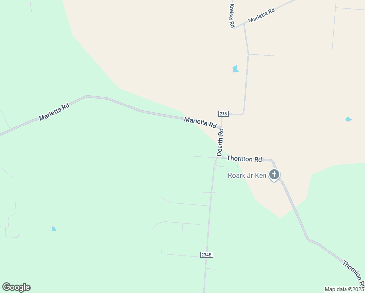 map of restaurants, bars, coffee shops, grocery stores, and more near 9952 Marietta Road in Kingston