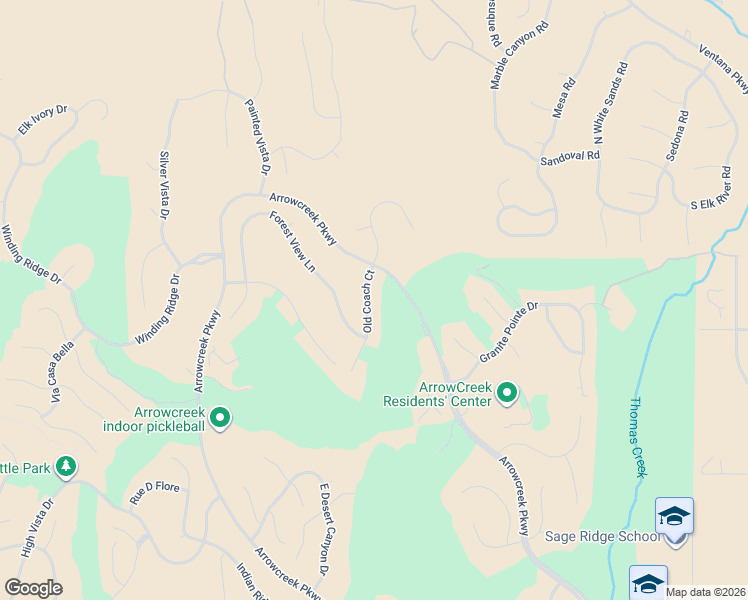 map of restaurants, bars, coffee shops, grocery stores, and more near 3218 Old Coach Court in Reno