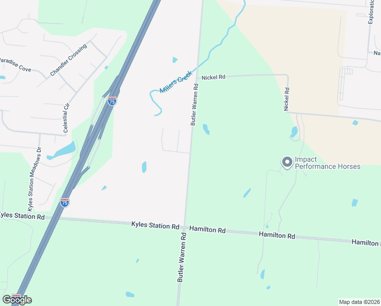 map of restaurants, bars, coffee shops, grocery stores, and more near 1685 Butler Warren Road in Lebanon