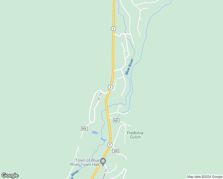 map of restaurants, bars, coffee shops, grocery stores, and more near 12 Red Mountain Trail in Blue River