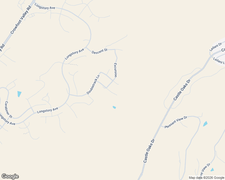 map of restaurants, bars, coffee shops, grocery stores, and more near 3889 Treadway Point in Castle Rock