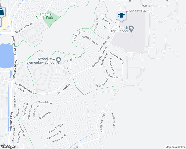 map of restaurants, bars, coffee shops, grocery stores, and more near Virginia Vista Drive in Reno