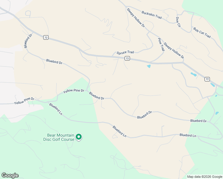 map of restaurants, bars, coffee shops, grocery stores, and more near 21 Hummingbird Court in Bailey