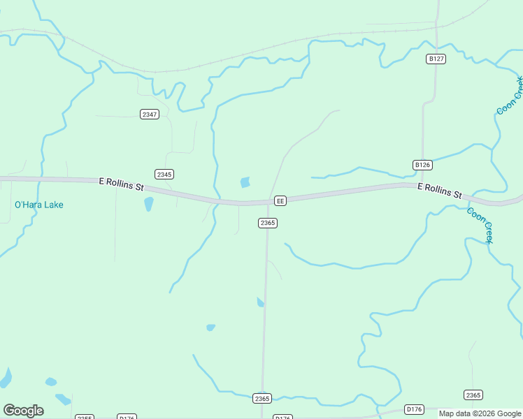 map of restaurants, bars, coffee shops, grocery stores, and more near 1027 County Road 2365 in Moberly