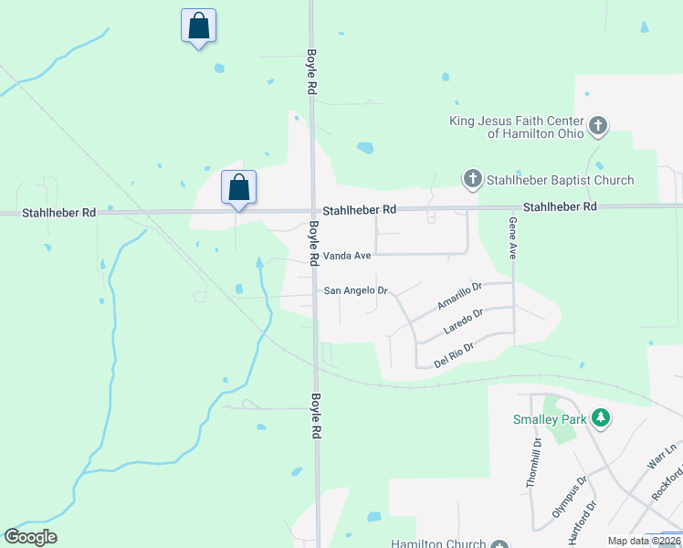 map of restaurants, bars, coffee shops, grocery stores, and more near 1987 Vanda Avenue in Hamilton