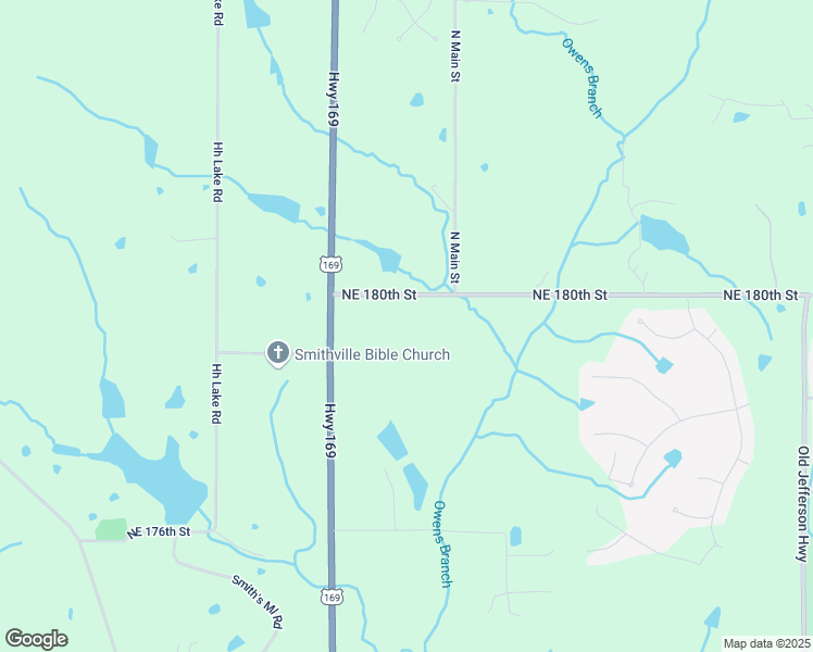 map of restaurants, bars, coffee shops, grocery stores, and more near 201 Northwest 180th Street in Smithville