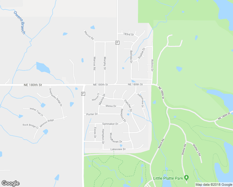 map of restaurants, bars, coffee shops, grocery stores, and more near 507 Bayside Court in Smithville