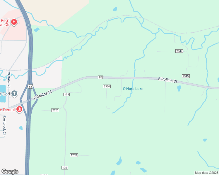 map of restaurants, bars, coffee shops, grocery stores, and more near 1000-1198 175 Xxx in Moberly