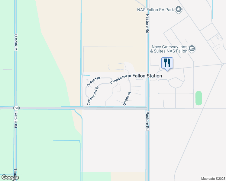 map of restaurants, bars, coffee shops, grocery stores, and more near 700-798 Pinion Lane in Fallon