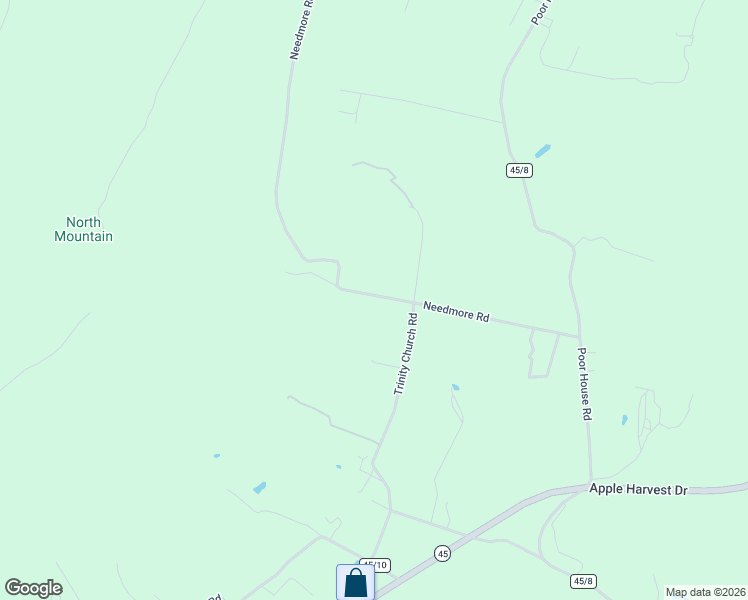 map of restaurants, bars, coffee shops, grocery stores, and more near 479 Needmore Road in Martinsburg