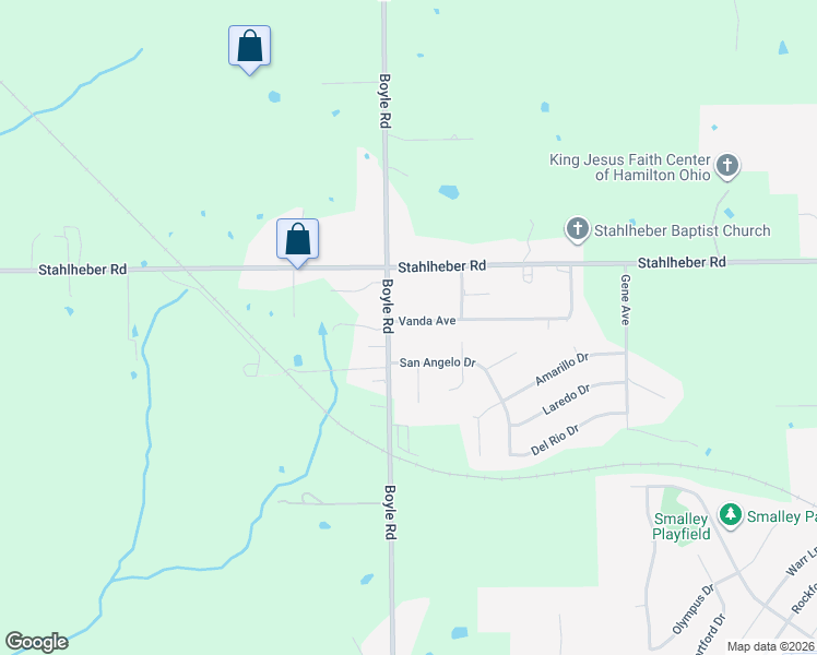 map of restaurants, bars, coffee shops, grocery stores, and more near 1987 Vanda Avenue in Hamilton