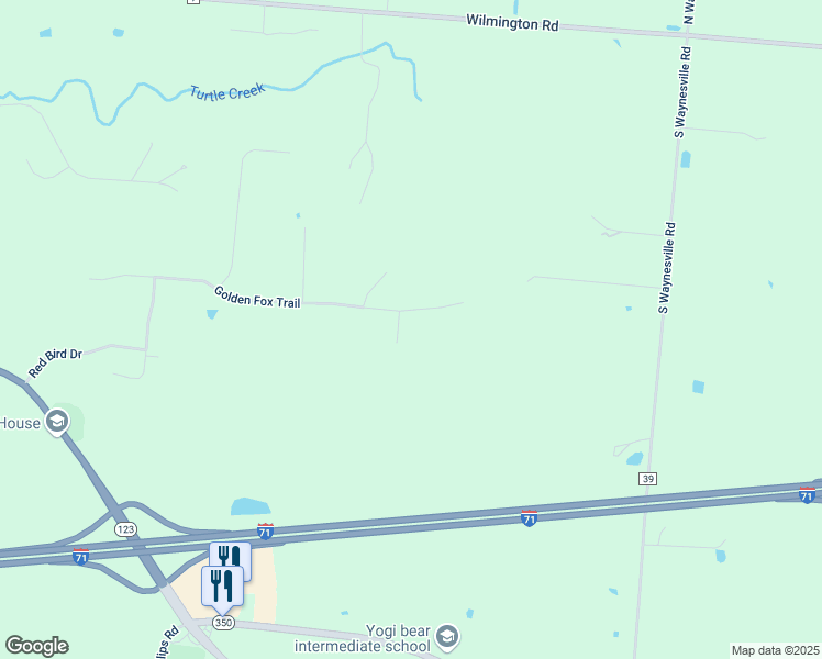map of restaurants, bars, coffee shops, grocery stores, and more near 632 Pheasant Run Drive in Lebanon