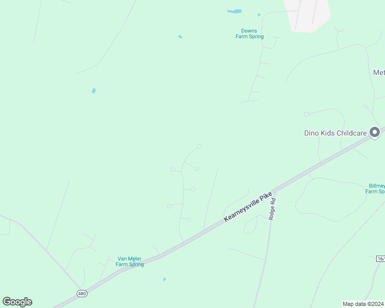 map of restaurants, bars, coffee shops, grocery stores, and more near 460 Deerfield Village Drive in Shepherdstown