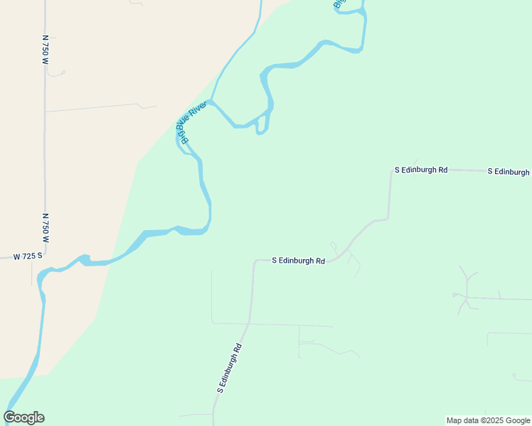 map of restaurants, bars, coffee shops, grocery stores, and more near 7615 South Edinburgh Road in Edinburgh