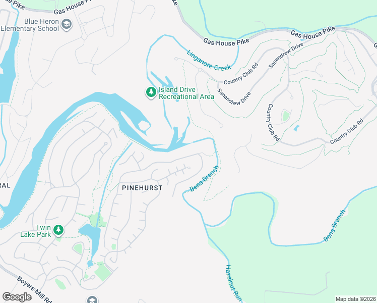 map of restaurants, bars, coffee shops, grocery stores, and more near 6744 Hemlock Point Road in New Market