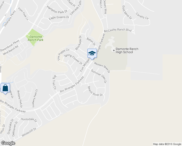 map of restaurants, bars, coffee shops, grocery stores, and more near 10610 Apple Mill Drive in Reno