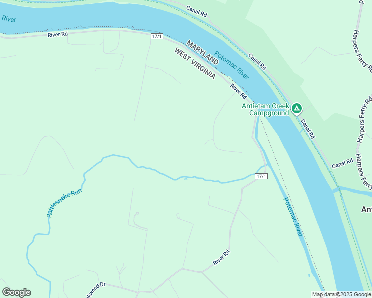map of restaurants, bars, coffee shops, grocery stores, and more near 50 Valentine Court in Shepherdstown