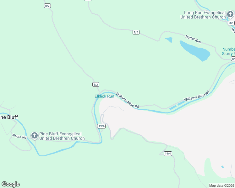 map of restaurants, bars, coffee shops, grocery stores, and more near Williams Mine Road in Worthington