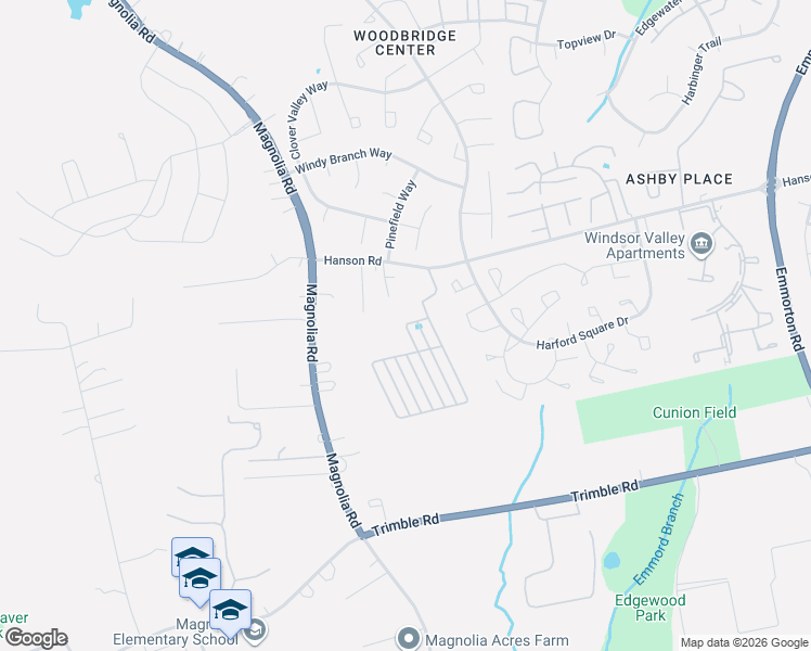 map of restaurants, bars, coffee shops, grocery stores, and more near 612 Red Oak Drive in Edgewood
