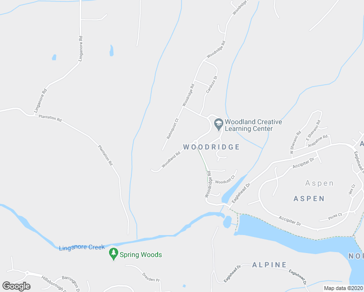 map of restaurants, bars, coffee shops, grocery stores, and more near 9637 Woodland Road in New Market
