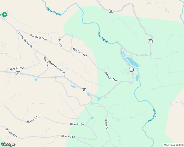 map of restaurants, bars, coffee shops, grocery stores, and more near 334 Bunny Road in Bailey