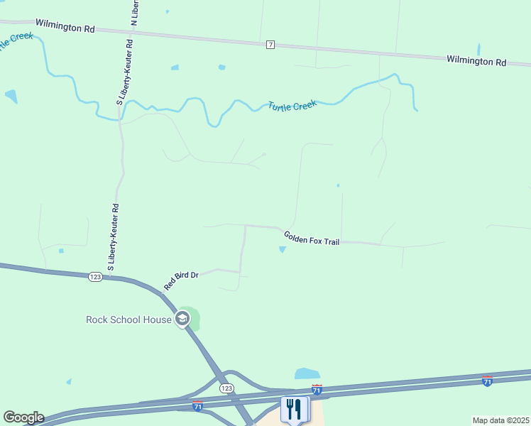 map of restaurants, bars, coffee shops, grocery stores, and more near 2950 Golden Fox Trail in Lebanon