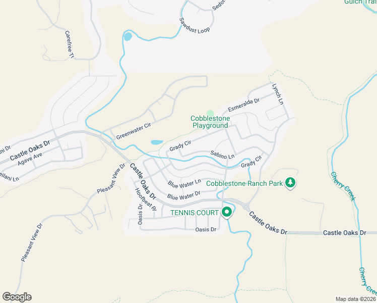 map of restaurants, bars, coffee shops, grocery stores, and more near 7524 Sabino Lane in Castle Rock