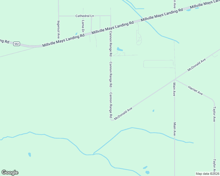 map of restaurants, bars, coffee shops, grocery stores, and more near 39 Cannon Range Road in Maurice River