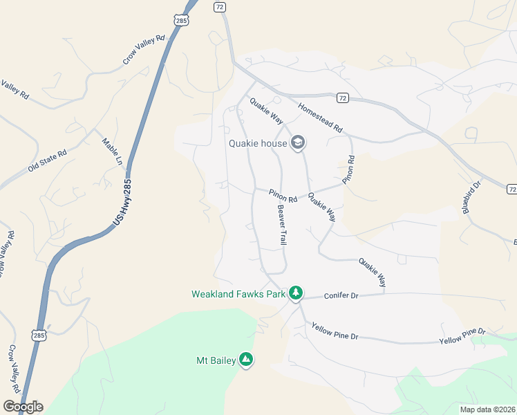 map of restaurants, bars, coffee shops, grocery stores, and more near 486 Burland Drive in Bailey