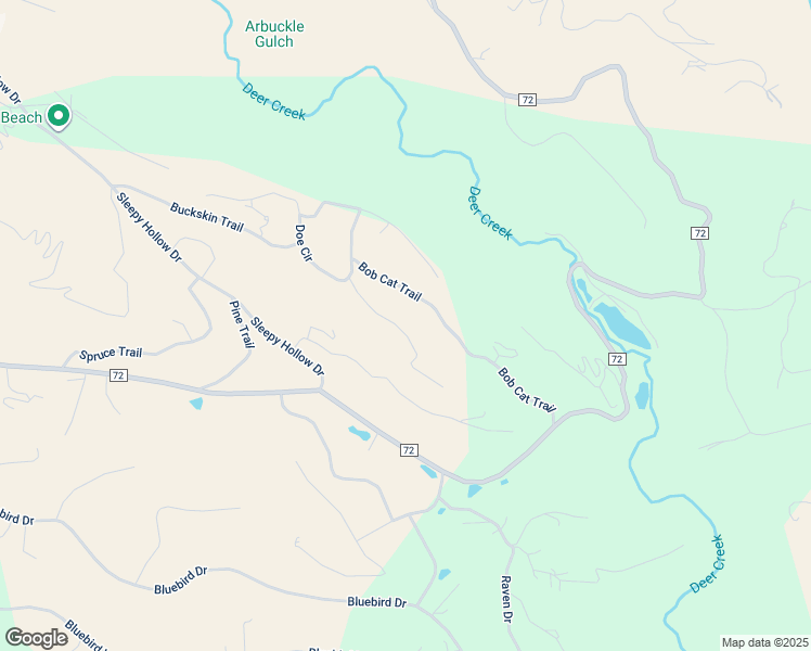 map of restaurants, bars, coffee shops, grocery stores, and more near 154 Bunny Road in Bailey