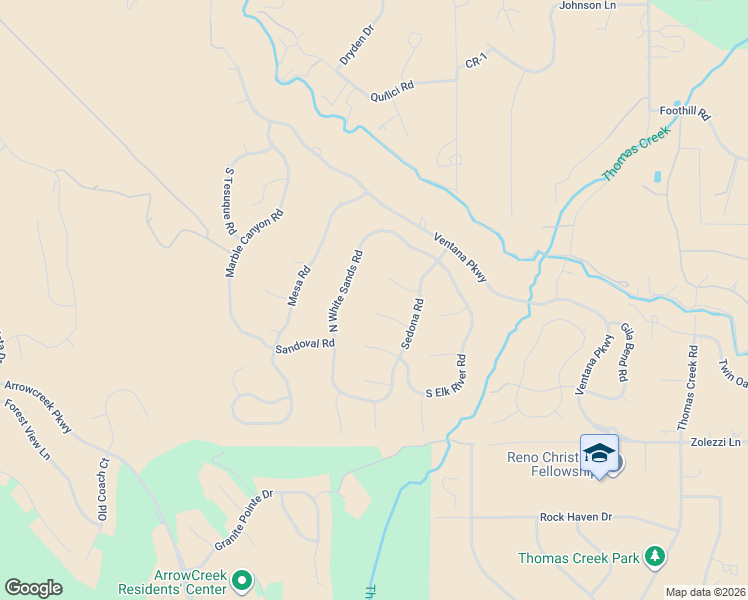 map of restaurants, bars, coffee shops, grocery stores, and more near 439 Octate Circle in Reno